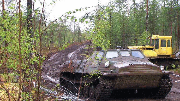 Arbeits-Panzerfahrzeug