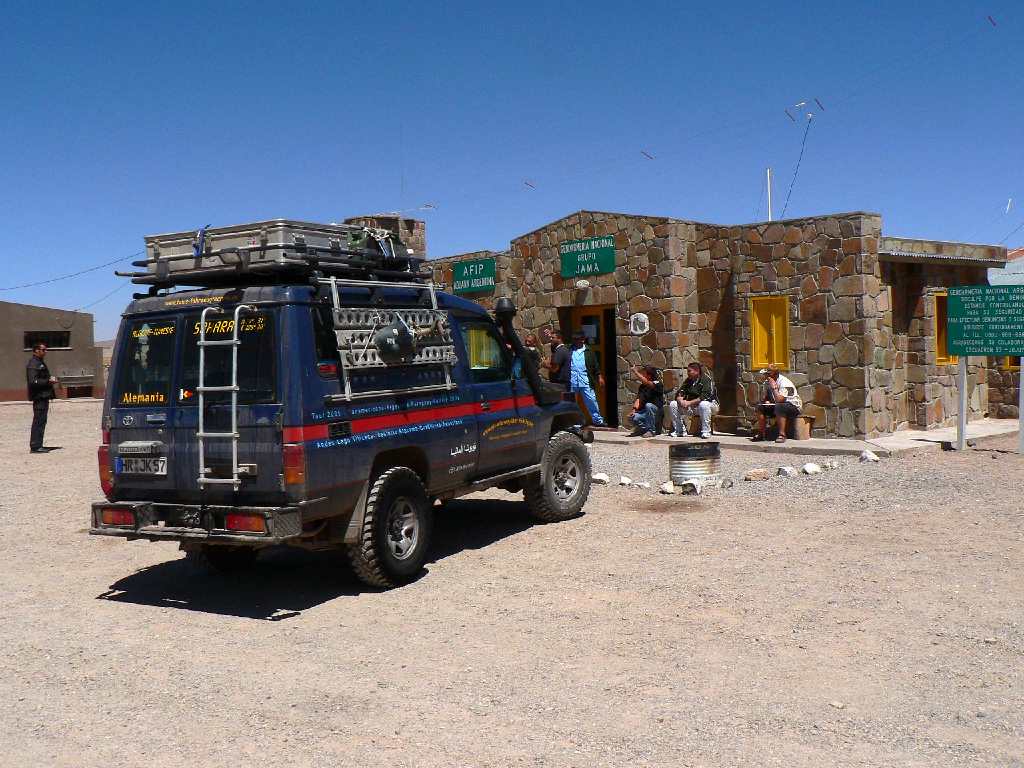 Paso de Jama:  Grenze Cile-Argentinien